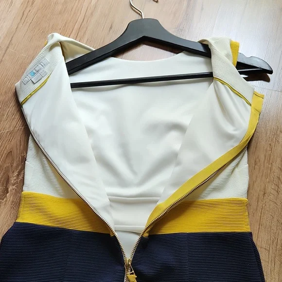 Boden Celia Ottoman sheath colorblock dress size 4P - Picture 10 of 13